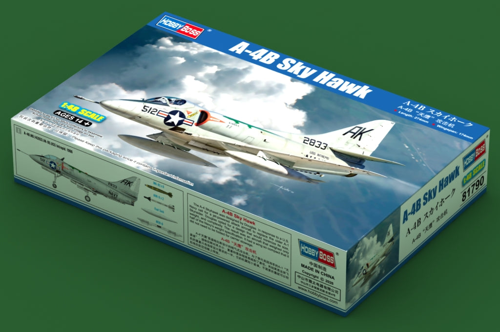 Hobby Boss 81790 1:48 A-4B Sky Hawk Aircraft Plastic Model Kit