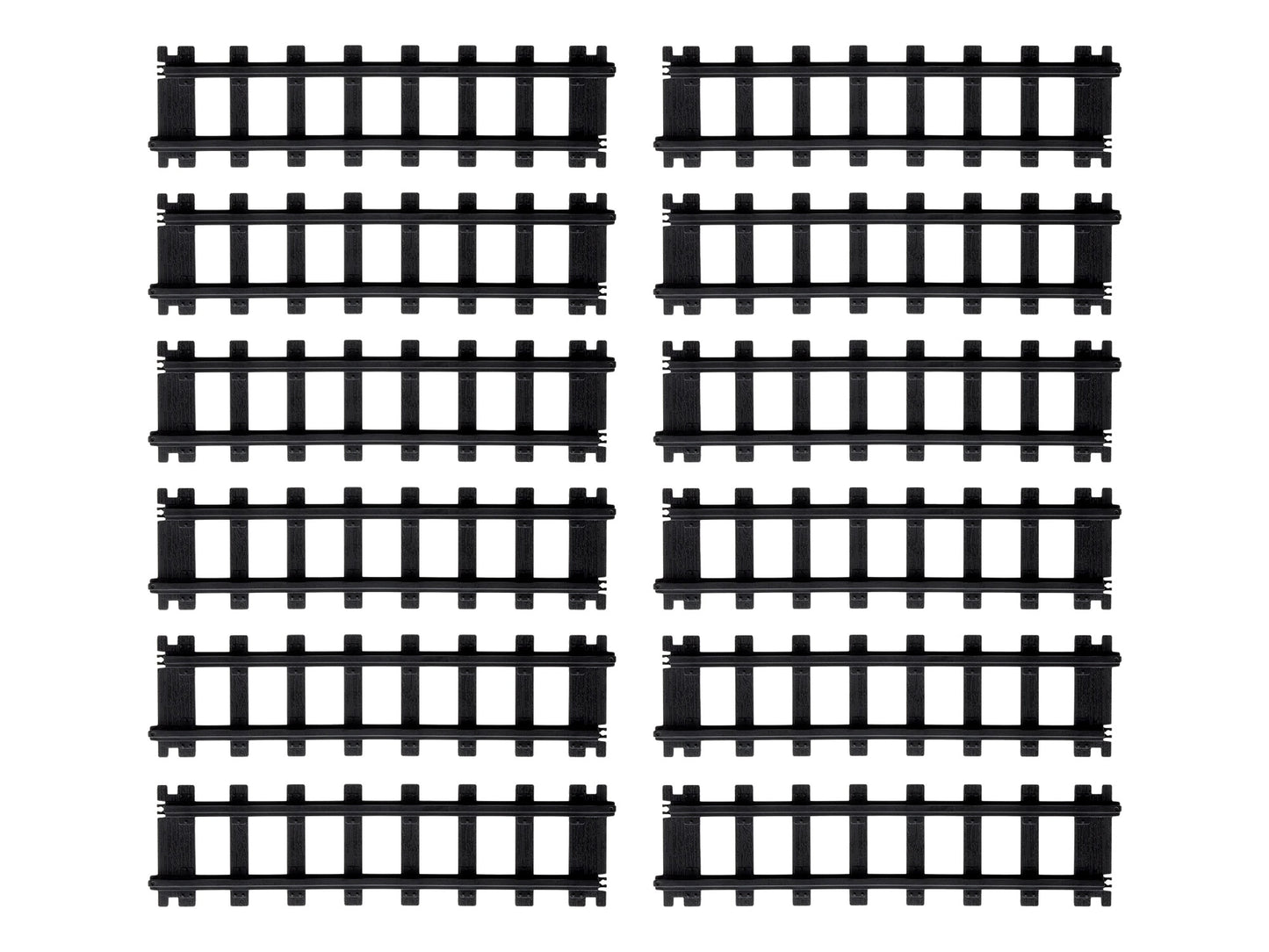 Lionel 712137 O Battery Straight Track (Pack of 12)