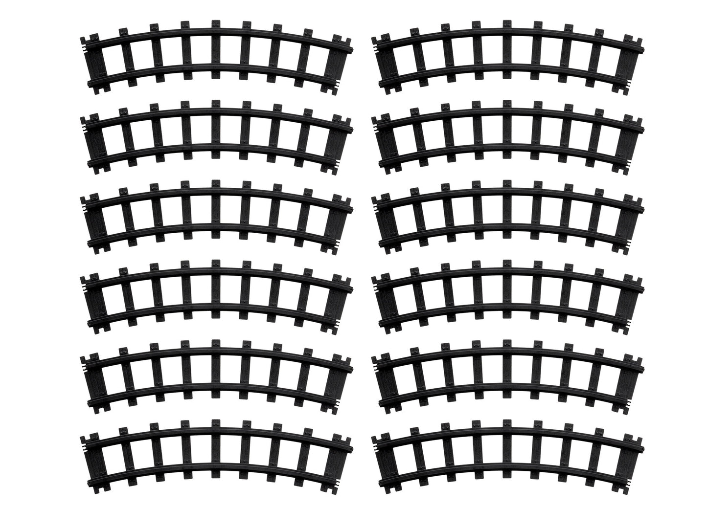 Lionel 712138 O Battery Curved Track (Pack of 12)
