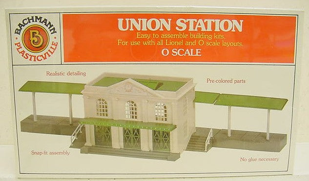 Bachmann Plasticville 1958 VIntage O Union Station Building Kit