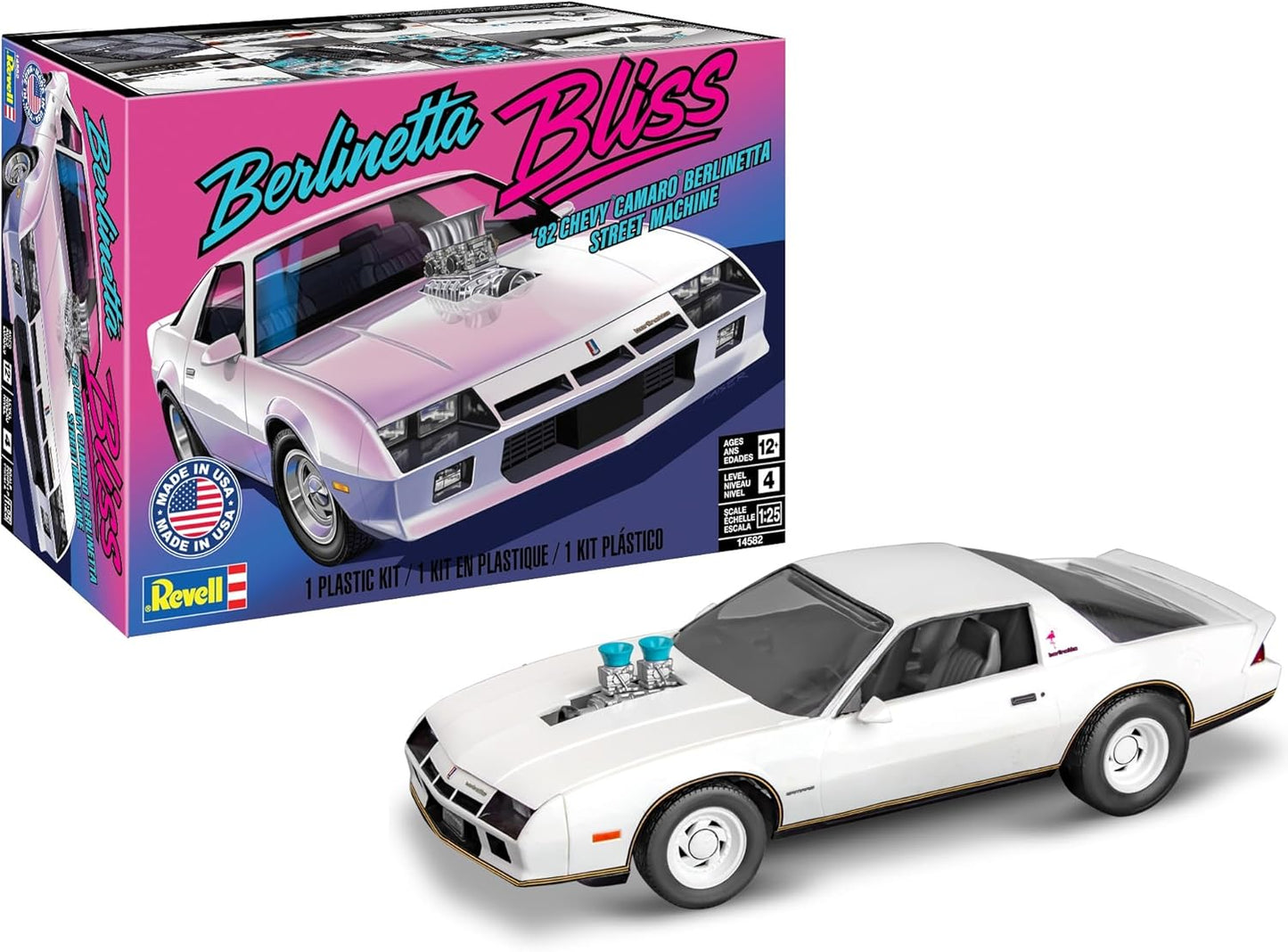Revell 14582 1:25 '82 Camaro Berlinetta Street Machine Plastic Model Kit