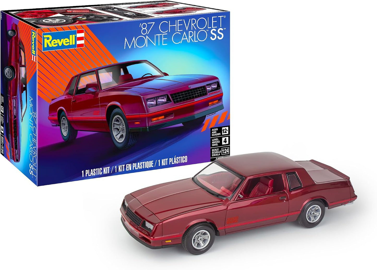 Revell 14587 1:24 '87 Chevrolet Monte Carlo SS Car Plastic Model Kit