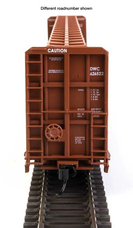 Walthers 910-50707 HO DWP 72' Centerbeam Flatcar with Standard Beam RTR #626756