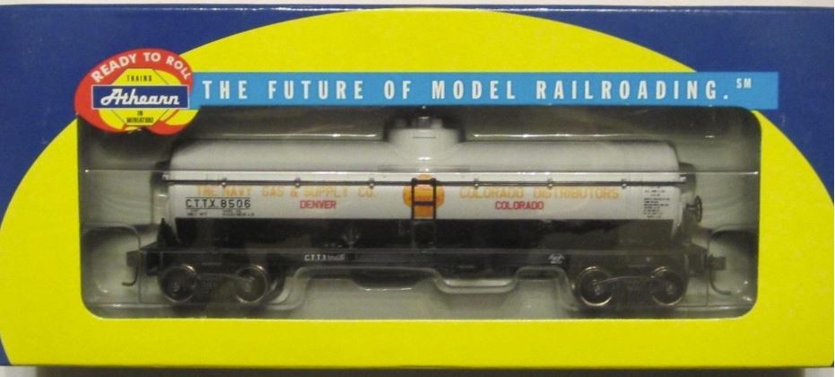 Athearn 73177 HO Scale Navy Gas & Supply Single Dome Tank Car # 8506