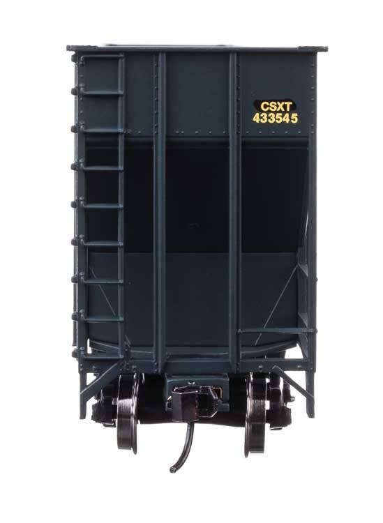 Walthers 910-56374 HO CSXT 73' Greenville 7,000 cu ft. Wood Chip Hopper #433545