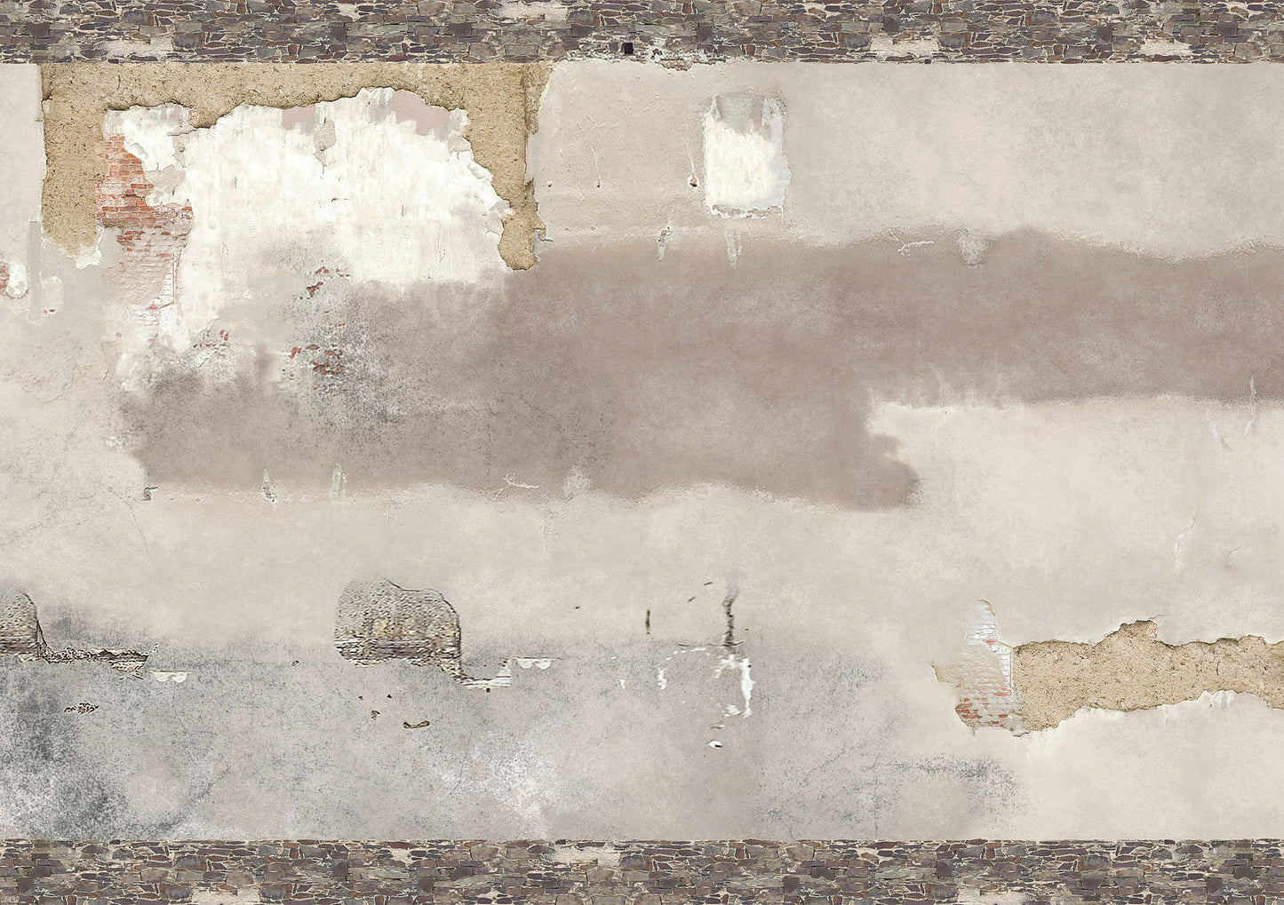 Busch 7437 Weathered Wall Decor Sheets (Set of 2)