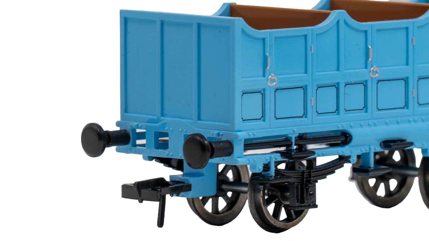 Bachmann 76029 HO Thomas & Friends Blue Open Carriage