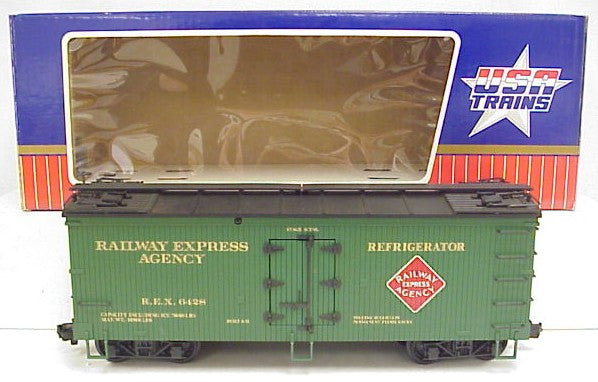 USA Trains 6428 G Railway Express Agency Reefer Car EX/Box
