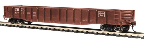 MTH 80-72001 Burlington HO Scale 70-Ton Mill Gondola Car #82002