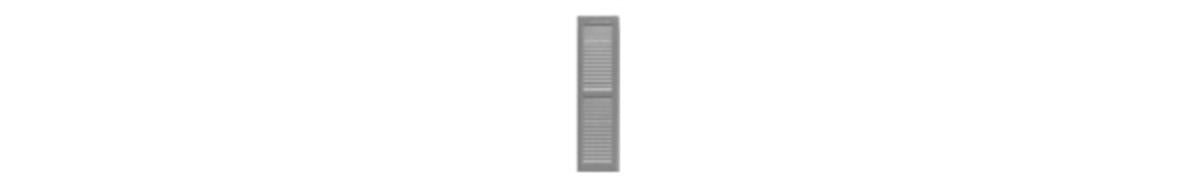 Tichy 8040 HO 18" x 66" Louvered Shutters (Pack of 24)