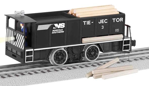 Lionel 6-81447 O Gauge Norfolk Southern Command Tie-Jector #3 LN/Box