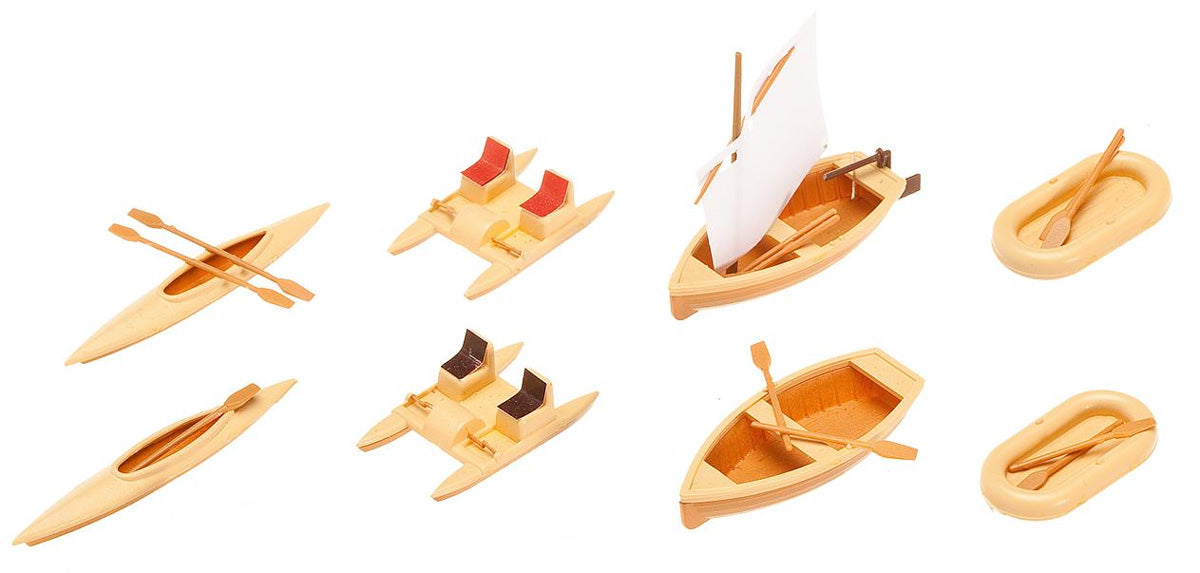 Faller 130513 HO Boats and Pedaloes Building Kit