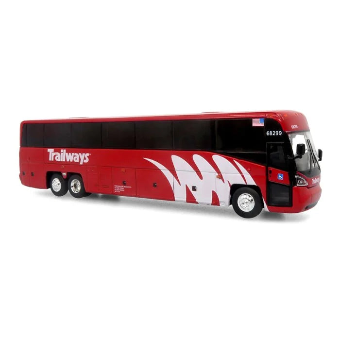 Iconic Replicas 87-0661 1:87 Burlington Trailways MCI D4520 Coach