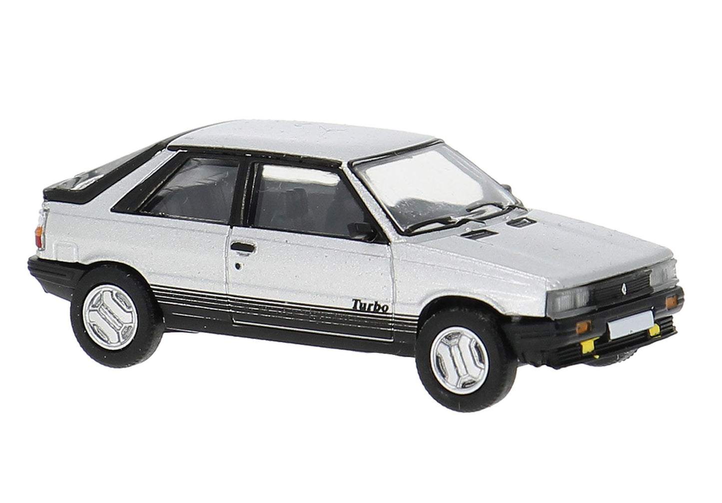 Brekina Automodelle PCX870752 HO Assembled White, Black 1985 Renault 11 Turbo