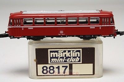 Marklin 8817 Z DB German Federal Railroad 2nd Class Railbus Car LN/Box