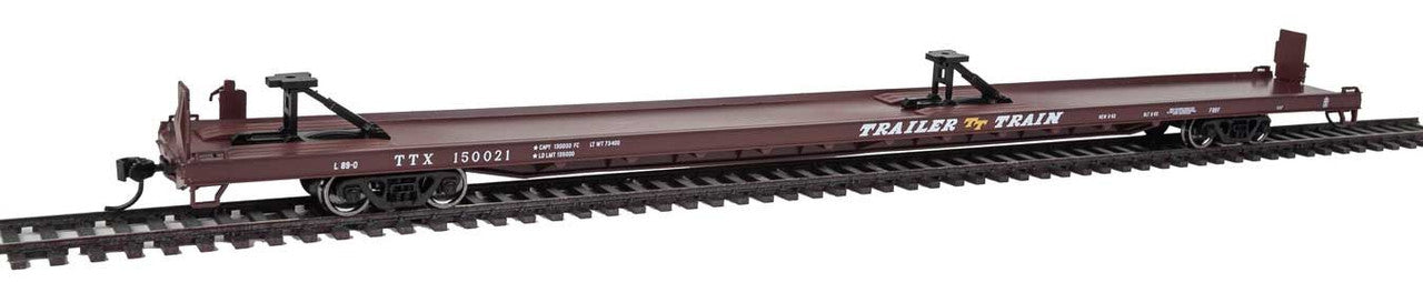Walthers 910-5711 HO Trailer-Train 89' Channel Side Flatcar #150021