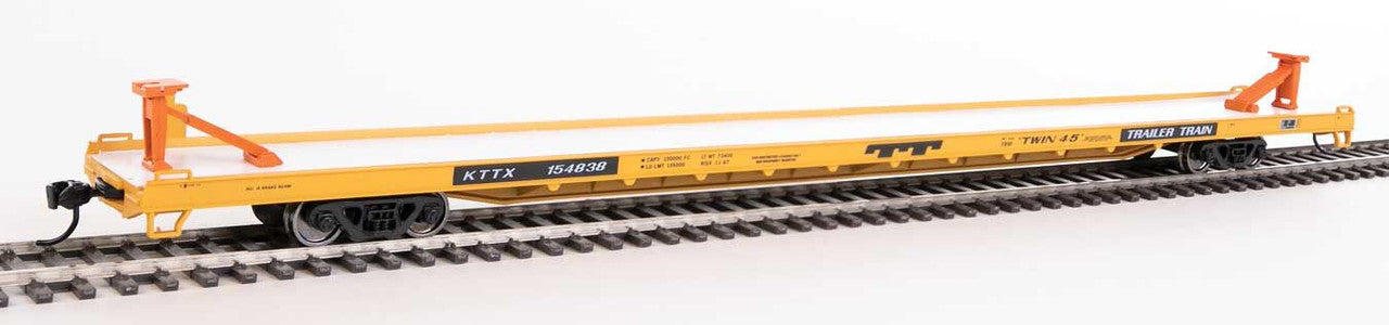 Walthers 910-5721 HO Trailer-Train KTTX 89' Channel Side Flatcar #154838