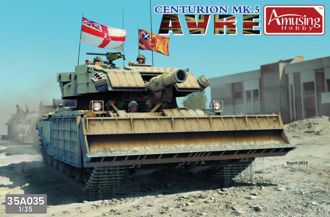 Amusing Hobby 35A035 1:35 Centurion Mk.5 AVRE Military Tank Model Kit