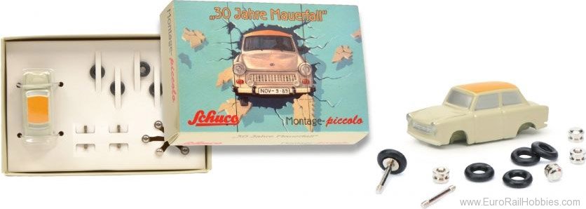 Schuco 450560500 Piccolo Construction Kit 30 Years Mauerfall Trabant 601
