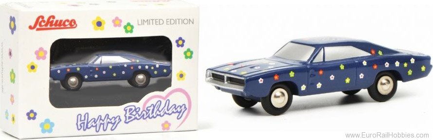 Schuco 450570900 Piccolo Dodge Charger Happy Birthday 2019