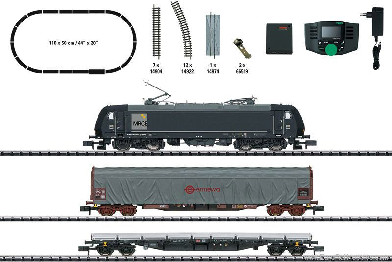 Trix 11147 Digital N Gauge Electric Freight Starter Train Set