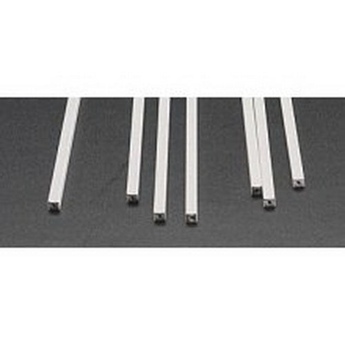 Plastruct 90201 1/8” x .050" x 15" ABS Plastic Square Tubing (Pack of 7)