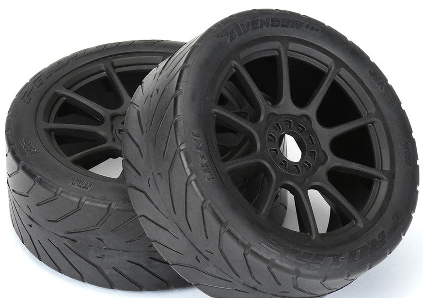 Pro-Line Racing 9069-21 Avenger HP S3 Soft Street Belted 1:8 Buggy Tires Mounted