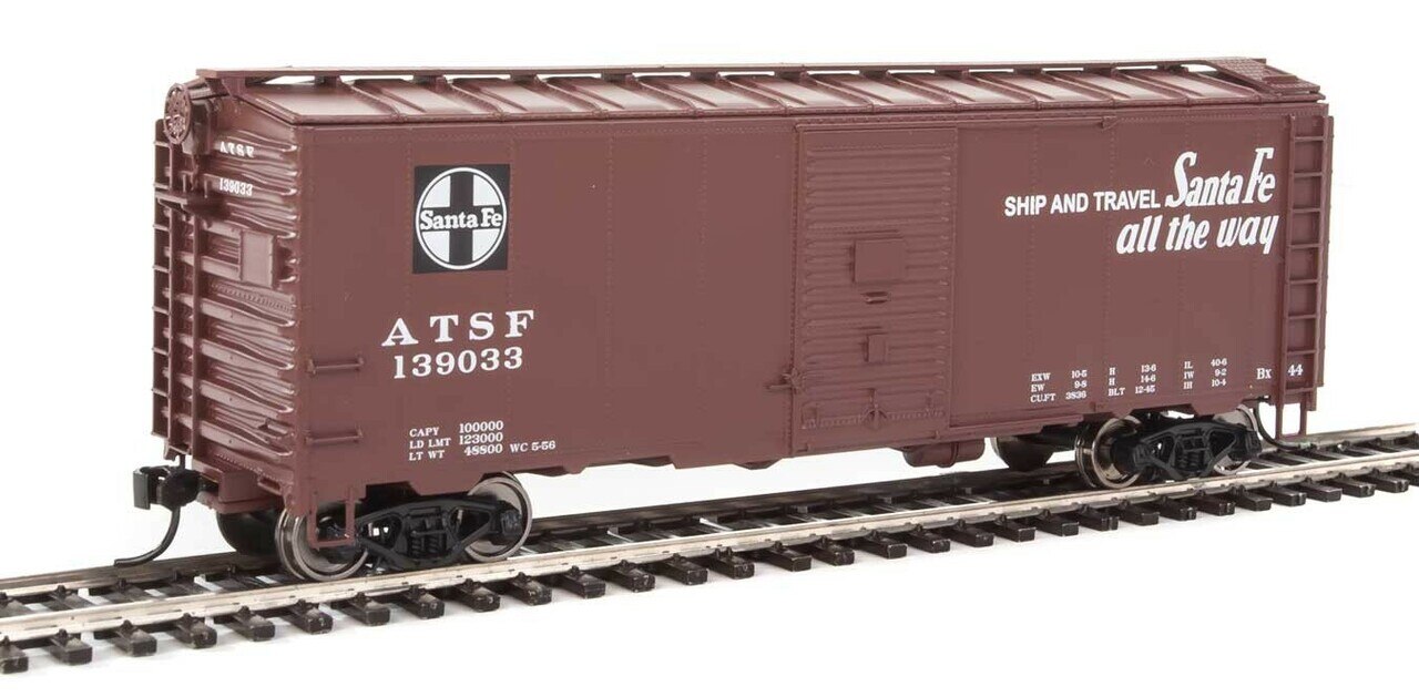 Walthers 910-1331 HO Santa Fe 40' AAR 1944 Boxcar #139033