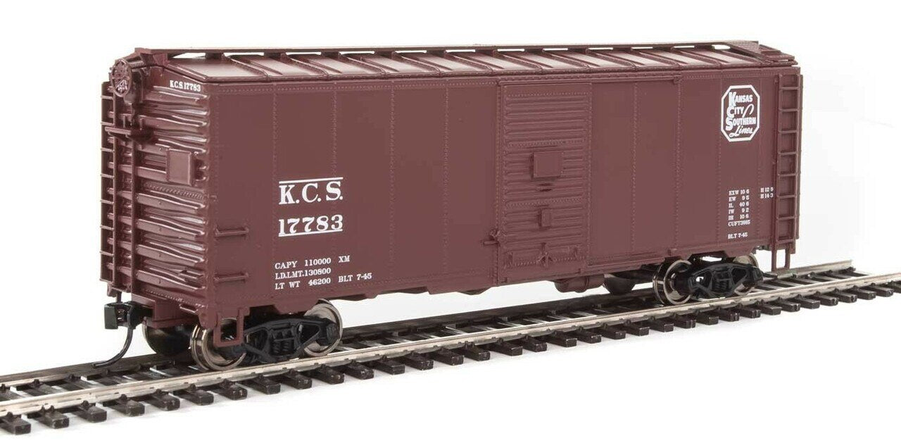 Walthers 910-1341 HO Kansas City Southern 40' AAR 1944 Boxcar #17783