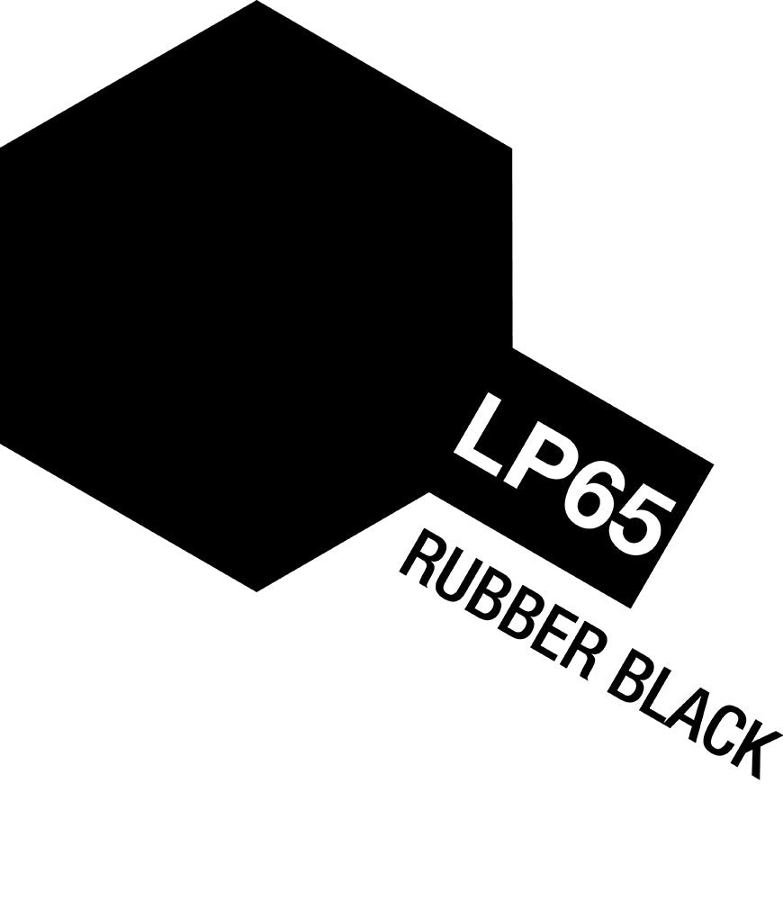 Tamiya 82165 Lacquer LP-65 Rubber Black - 10 ml Bottle
