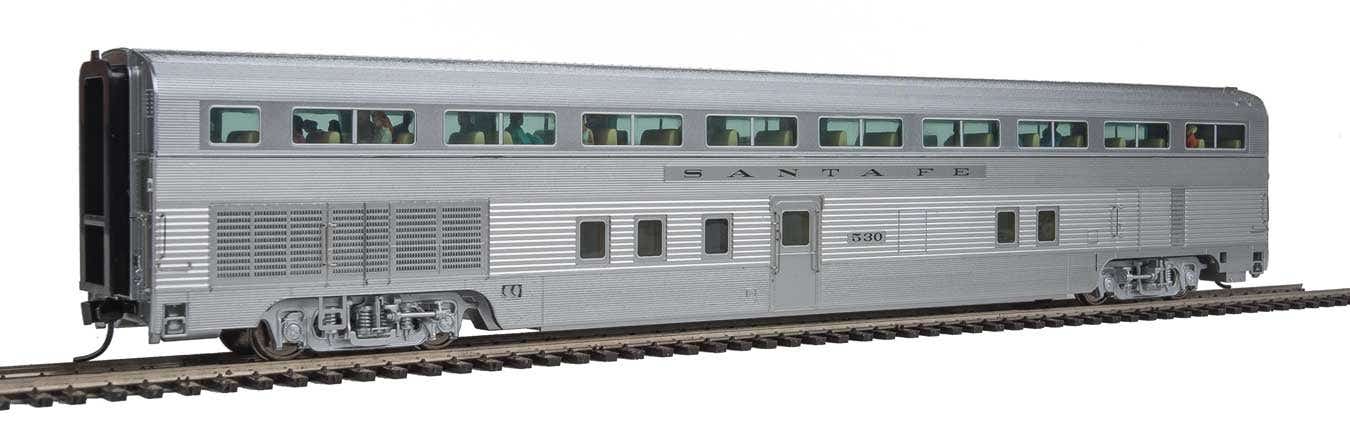 Walthers 920-9665 HO SF Deluxe Edition 2 85' 68-Seat Step-Down Coach Car #530 LN/Box