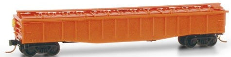 Micro-Trains 10600000 N Undecorated 50' Steel Fishbelly Side Fixed-End Gondola