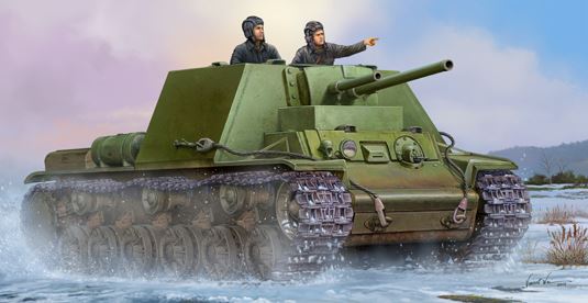 Trumpeter 09503 1:35 Soviet KV-7 Mod 1941 Tank Plastic Model Kit