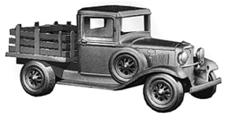 Wheel Works 96-109 HO Scale 1934 Ford Small Stake Truck Kit