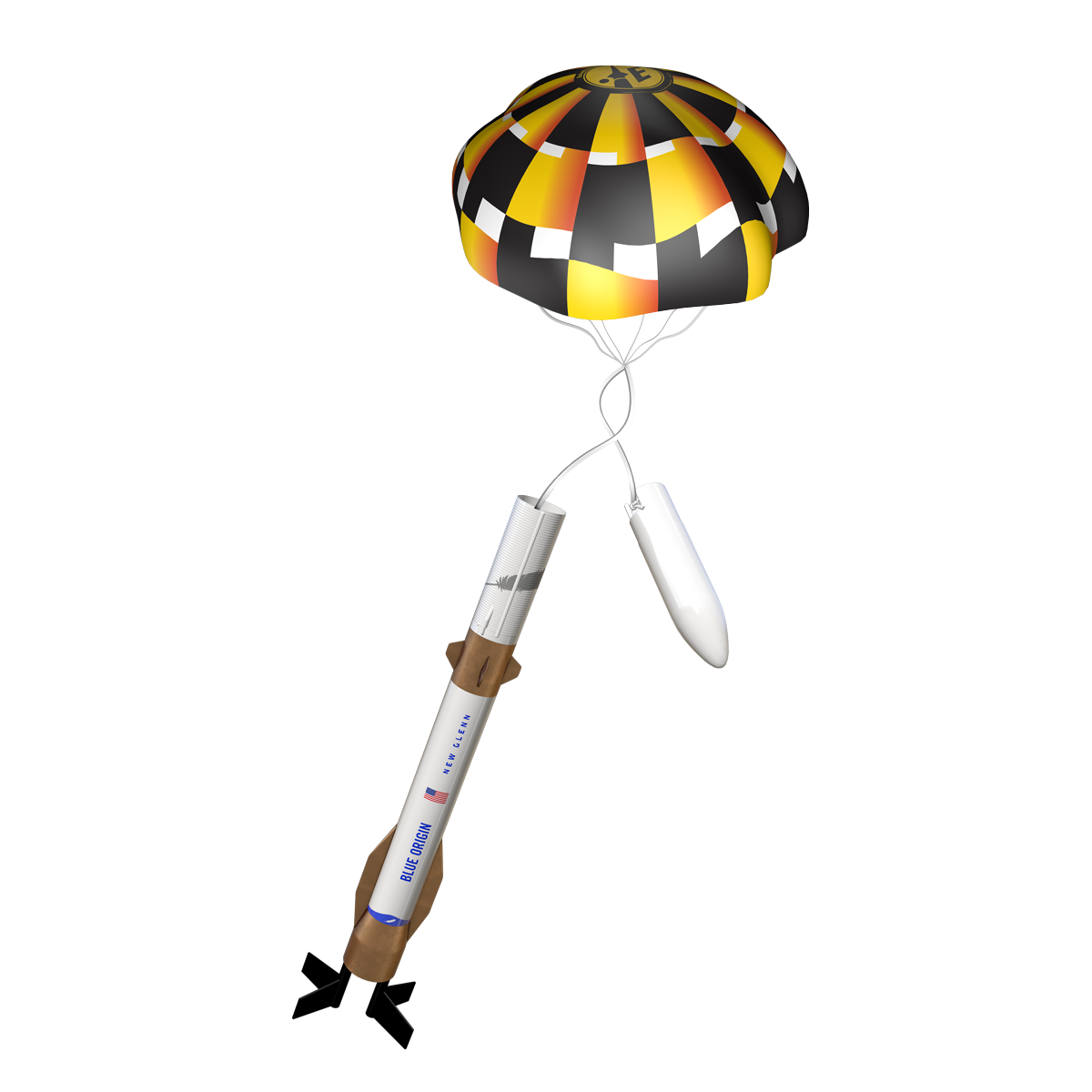 Estes 009735 1:100 Pro Series II Blue Origin New Glenn Flying Rocket Replica