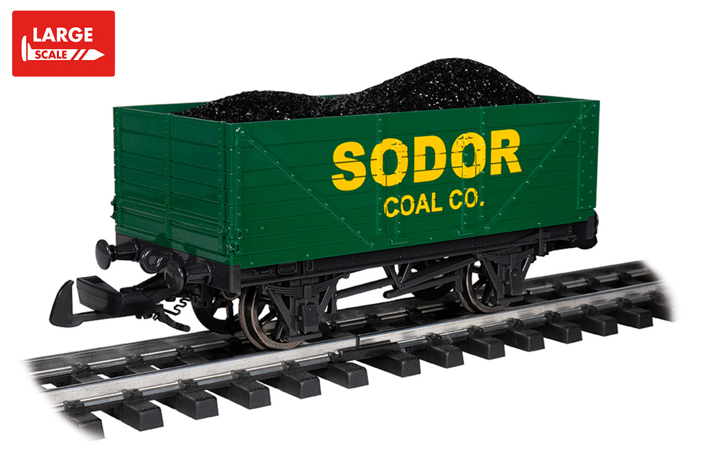 Bachmann 98026 G Thomas & Friends Sodor Coal Co. Wagon with Load