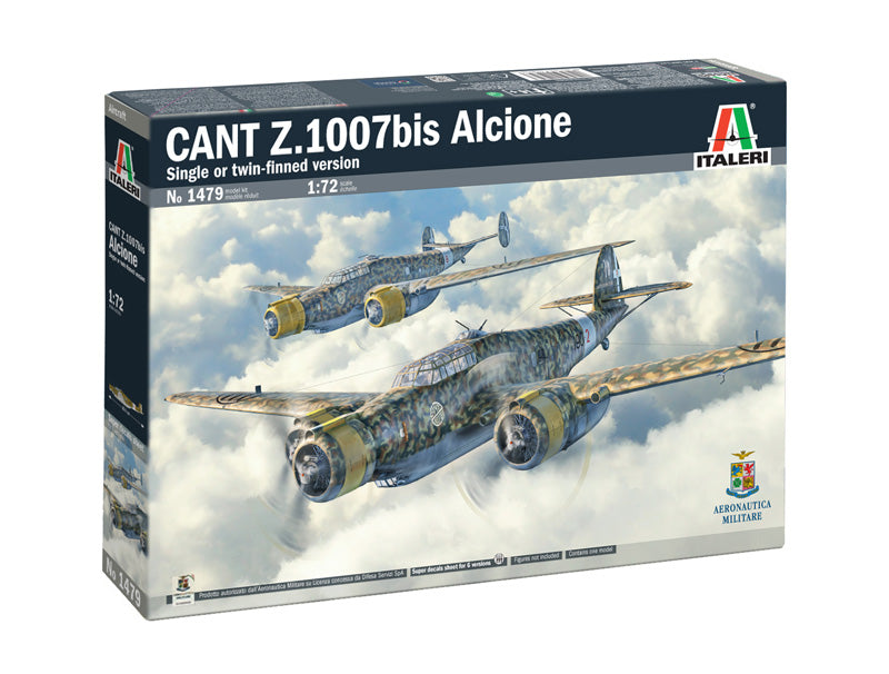 Italeri 1479 1:72 CANT Z.1007bis Alcione Aircraft Plastic Model Kit