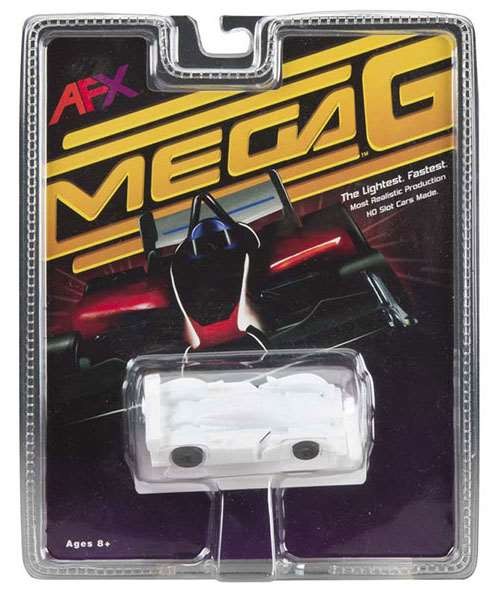 AFX 21000 HO Slot Car Collectable Peugeot Mega-G Paintable White