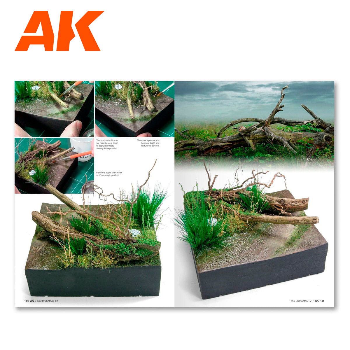 AK Interactive AK8051 Dioramas F.A.Q 1.2 Extension - Water, Ice and Snow Book