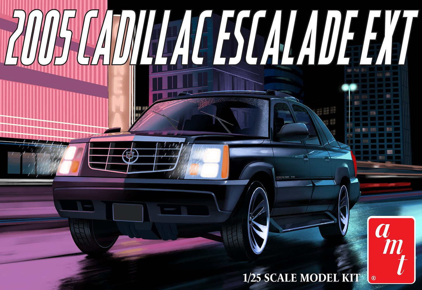 AMT 1317 1:25 2005 Cadillac Escalade EXT Plastic Model Kit
