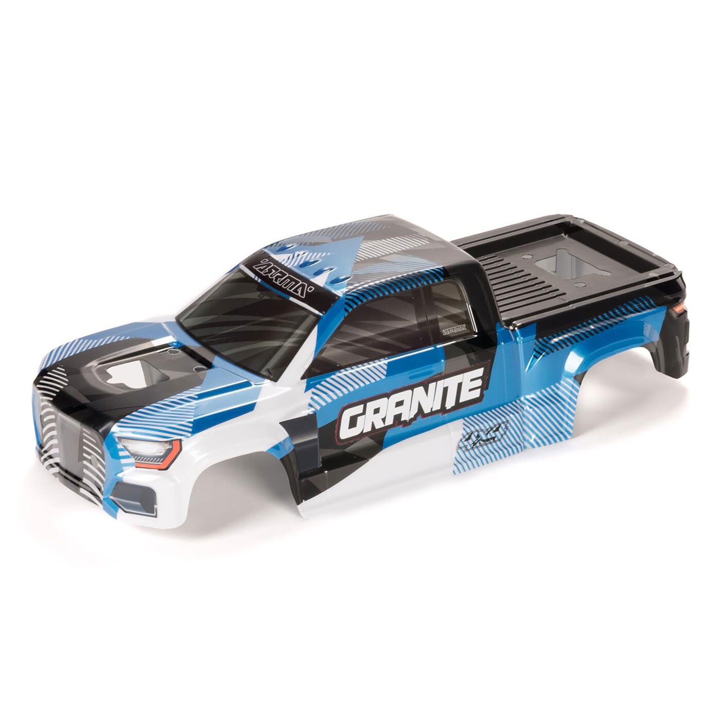 ARRMA ARA-1621 1:10 GRANITE Clipless Blue Painted Decaled Trimmed Body