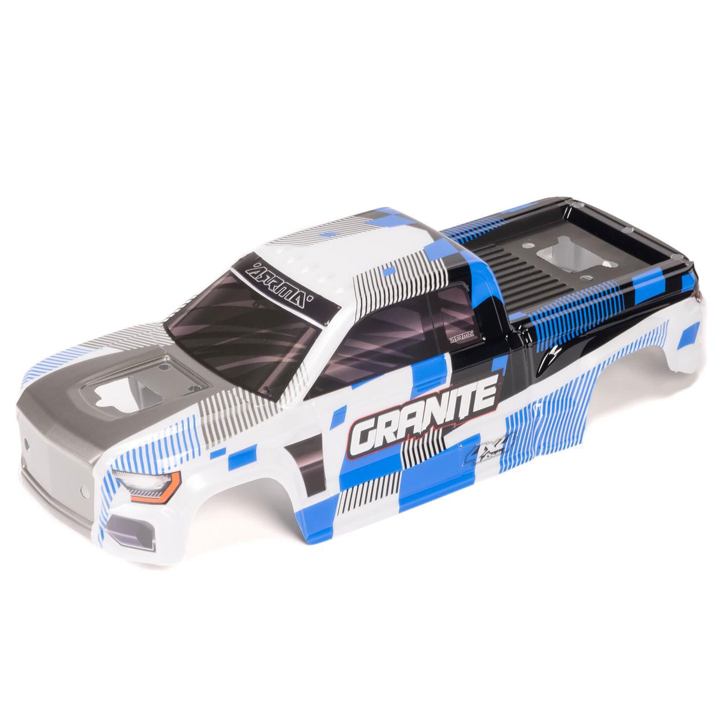 ARRMA ARA-2246 1:10 GRANITE 4X4 Clipless Blue Painted Decaled Body