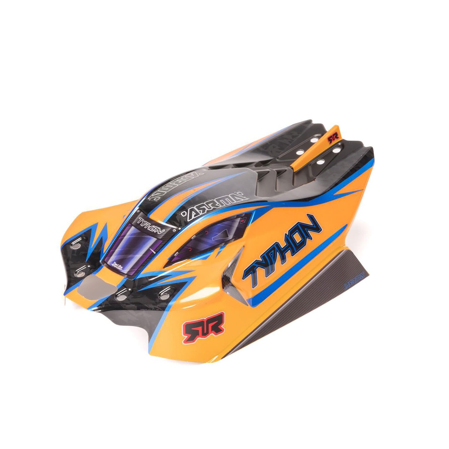 ARRMA ARA-2318 1:8 TYPHON 4X4 Clipless Painted Orange Decaled Body