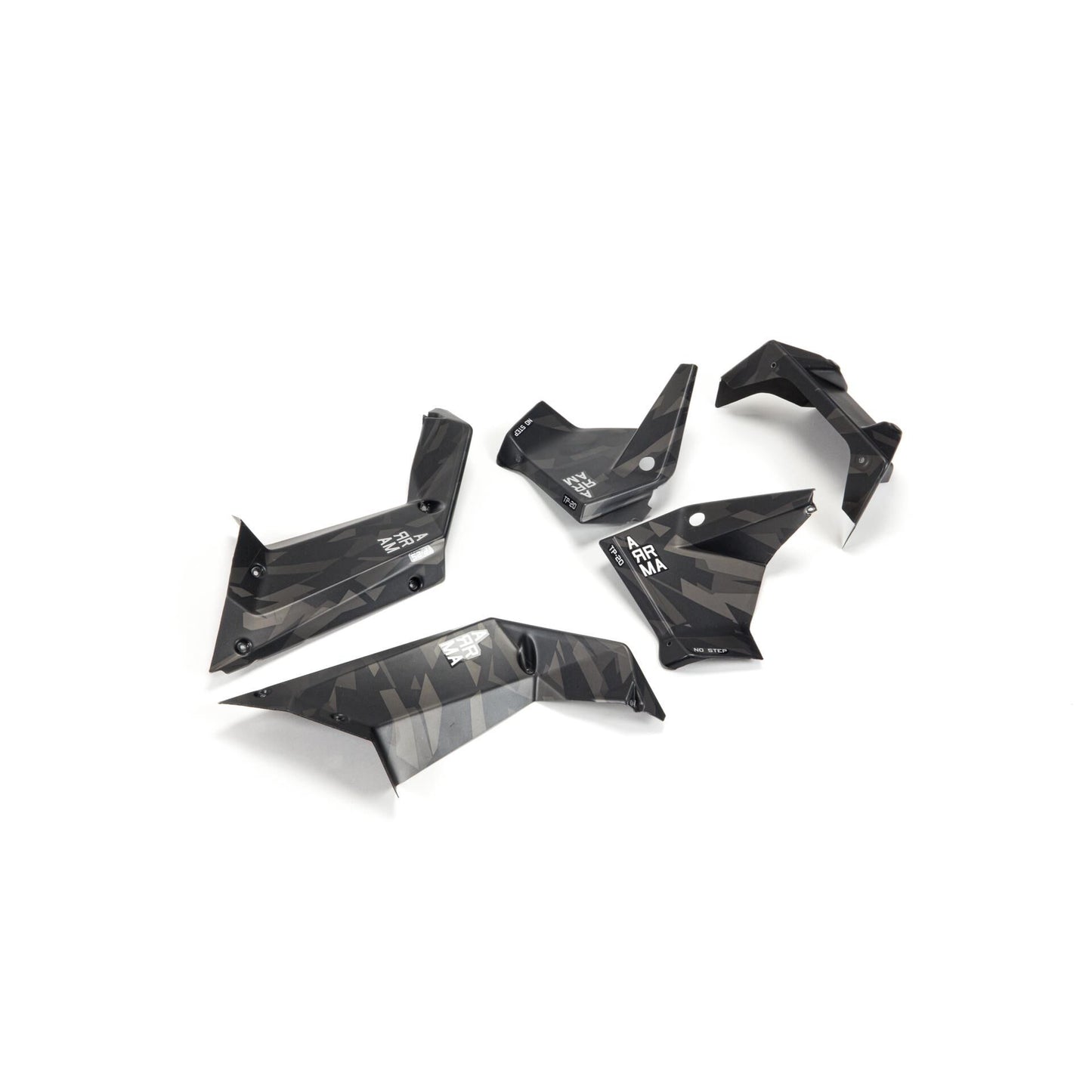 ARRMA ARA411018 Fireteam Black Camo Painted Guard Set