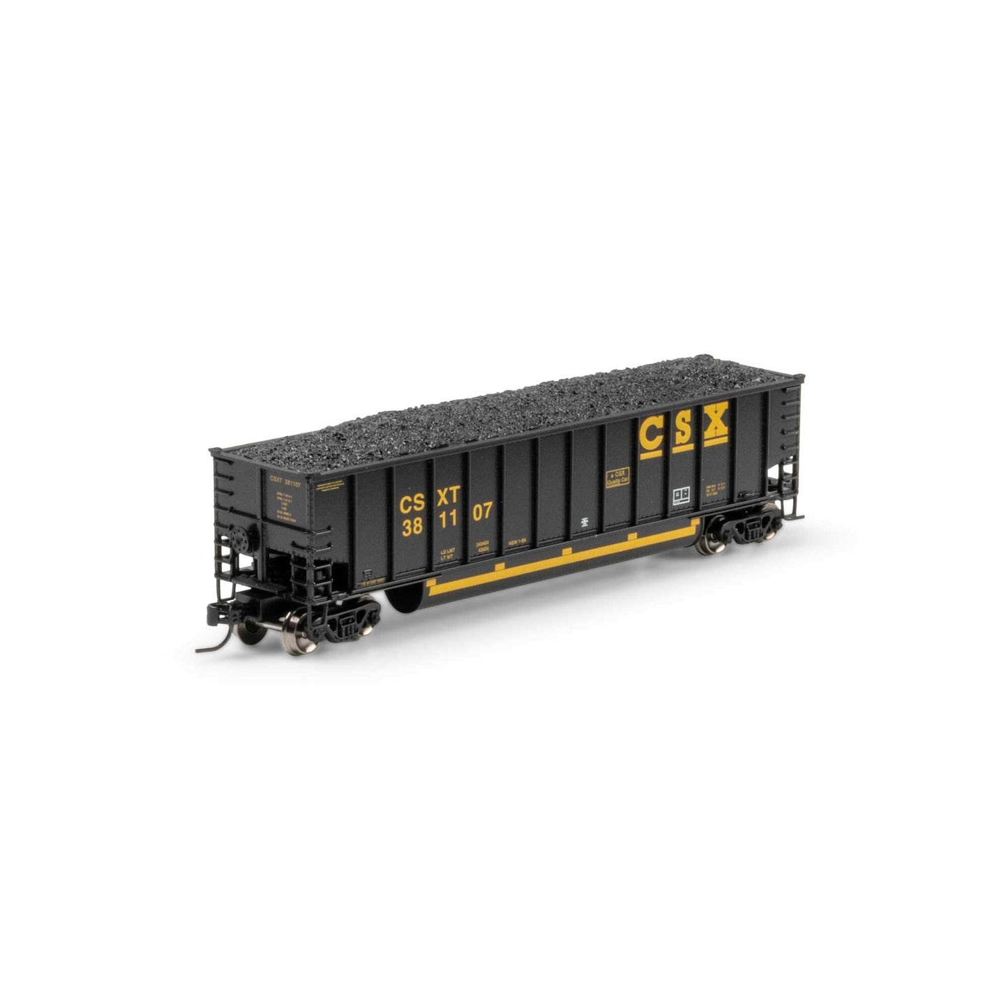 Athearn ATH-2307 N CSXT Bethgon Coalporter with Coal Load #381107