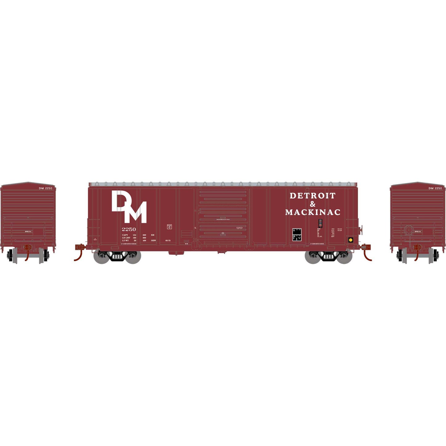 Athearn 15954 HO Detroit and Mackinac 50' PS 5277 Box Car #2250