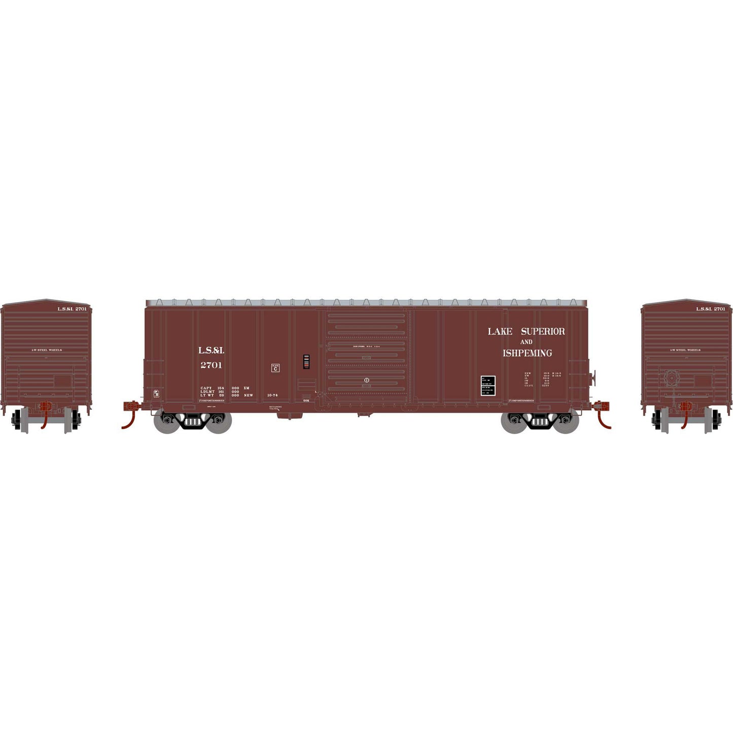 Athearn 15959 HO Lake Superior and Ishpeming 50' PS 5277 Box Car #2701