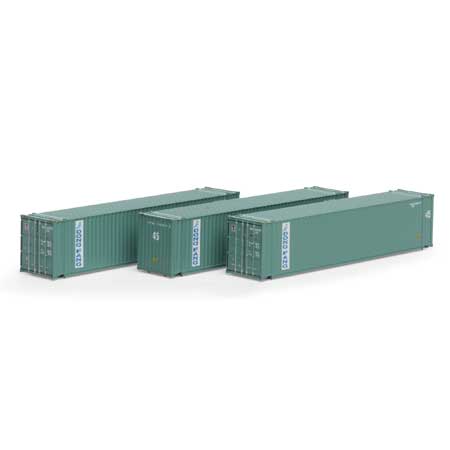Athearn 17897 N Dong Fang 45' Container #2 (Set of 3)