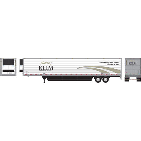 Athearn ATH17974 HO Scale RTR KLLM 53' Utility Reefer Trailer #124223
