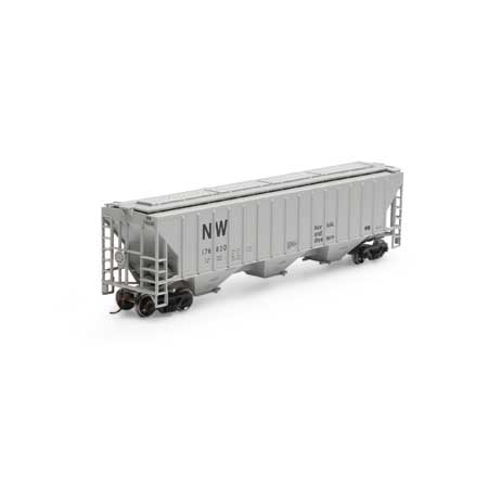 Athearn 18790 HO Scale Norfolk & Western RTR PS 4740 Covered Hopper #176830 NIB